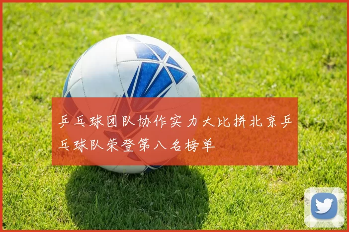 乒乓球团队协作实力大比拼北京乒乓球队荣登第八名榜单